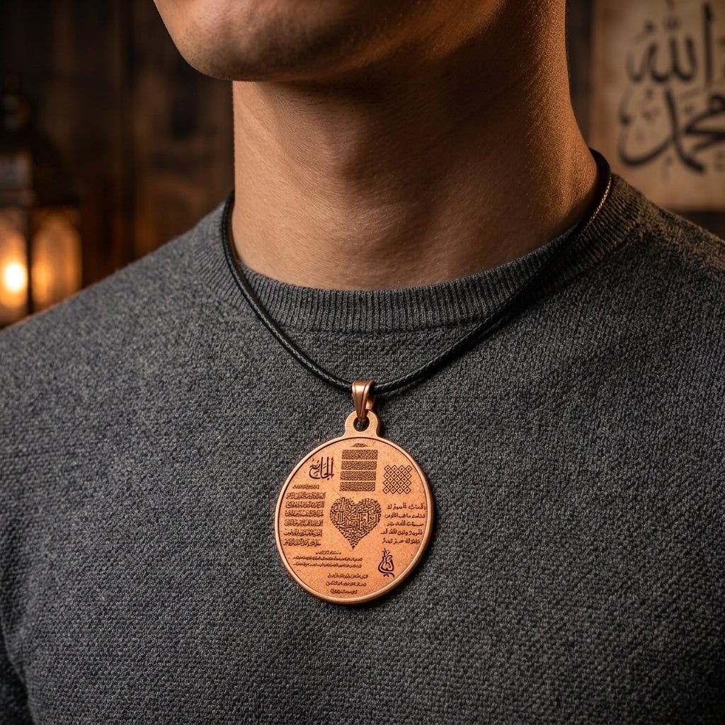Kalb-i Mühür Aşk ve Muhabbet İçin Saf Bakır Kolye - South Copper