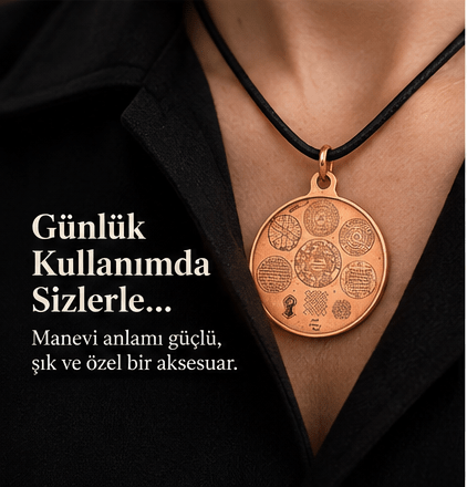 Mühr-ü Muazzam Koruma Zırhı Saf Bakır Kolye - South Copper